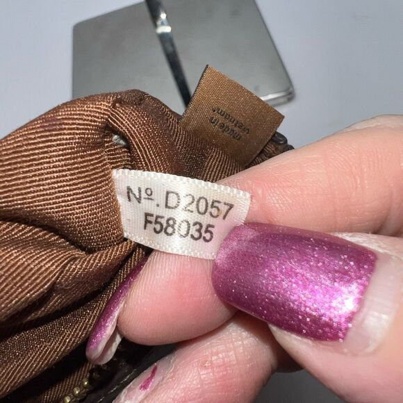 Coach Small Zip Signature Wristlet - Picture 4 of 6